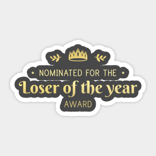 Loser of the year Sticker